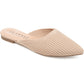Sapatos femininos Aniee Mules da coleção Journee, marrom, tamanho 8,5 M