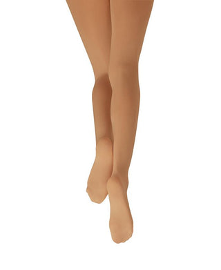 Capezio Women's Hold And Stretch Footed Tight Brown Size XXL