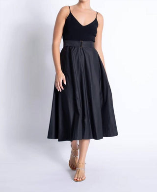 Karina Grimaldi - Phoenix Knit Combo Dress