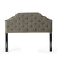 Luella Button Tufted Upholstered Headboard