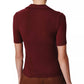 Atm - Modal Rib Split Neck Top