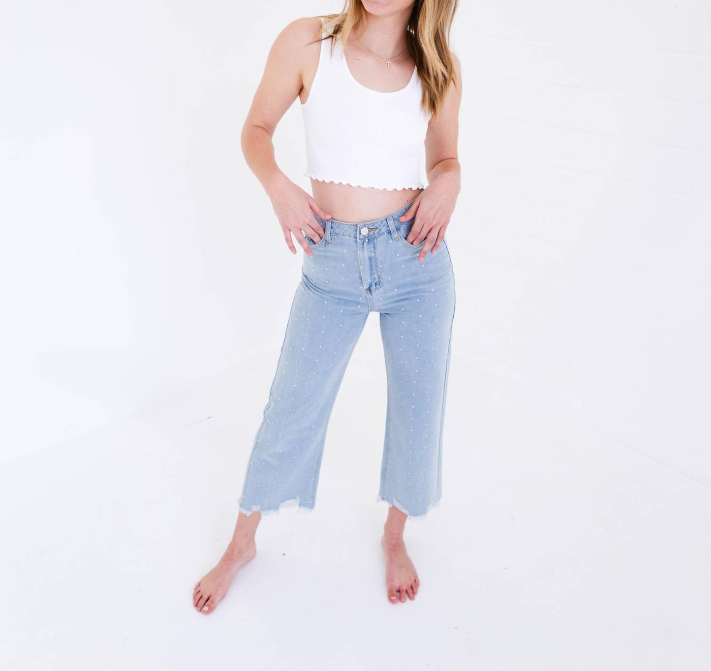 Wildflower - Women's Denim High Rise Pant