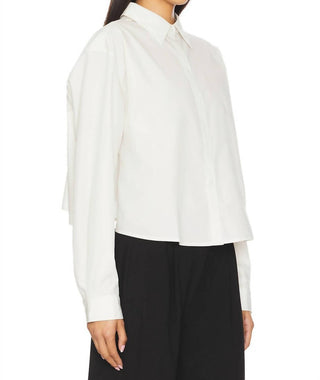 Lna - Valyria Shorter Pleated Back Blouse