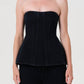 Agolde - Lara Sleeveless Denim Corset Top