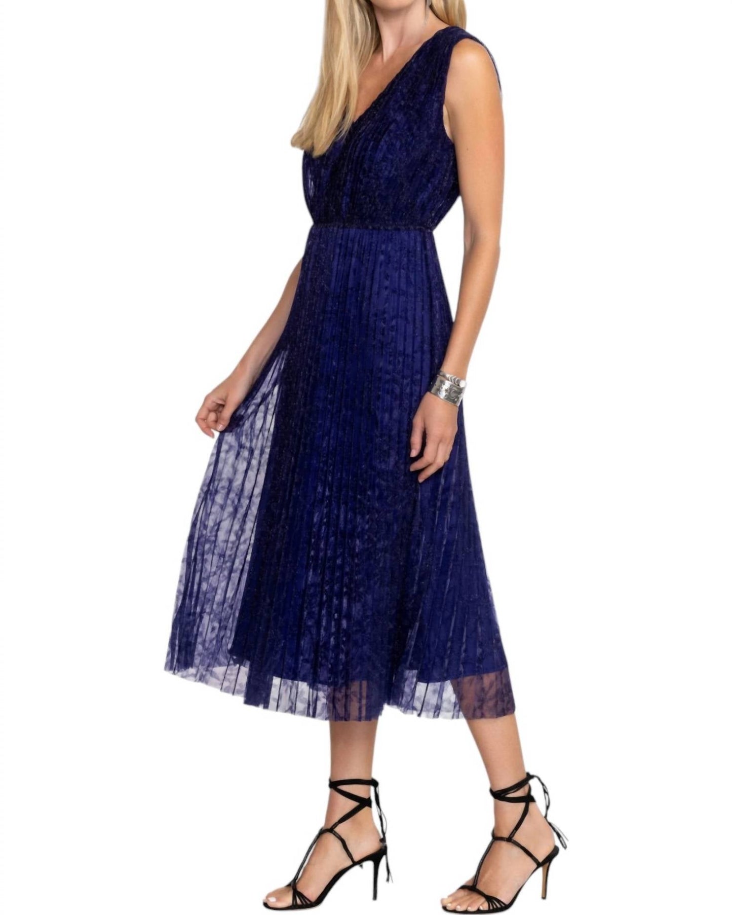 Johnny Was - Clario Pleated Midi Dress
