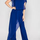 Last Tango - MS1059 - Jumpsuit w/ Chiffon Overlay