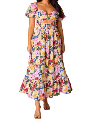 Buddylove - Vestido midi com recorte Ross