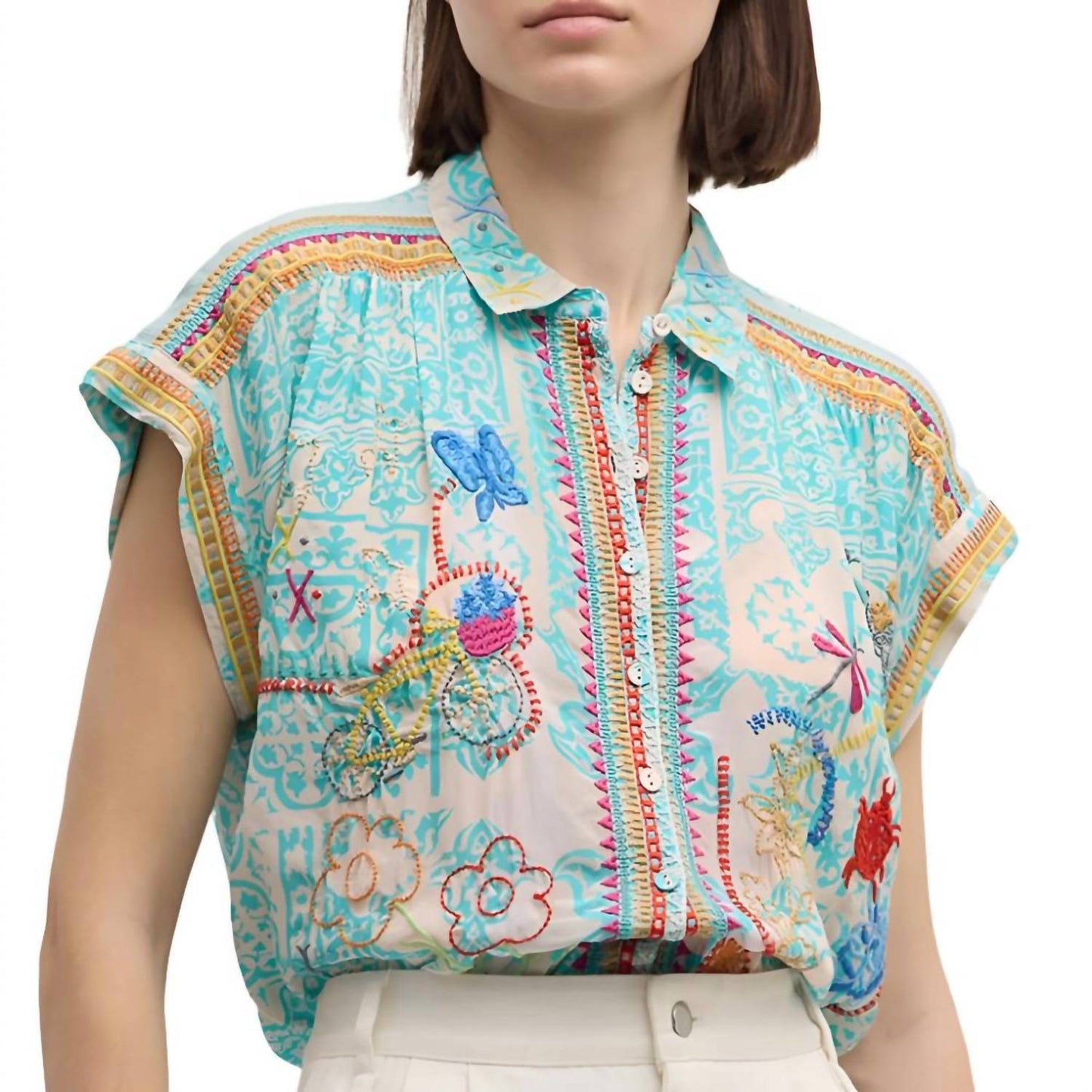 Johnny Was - Dionne Button Down