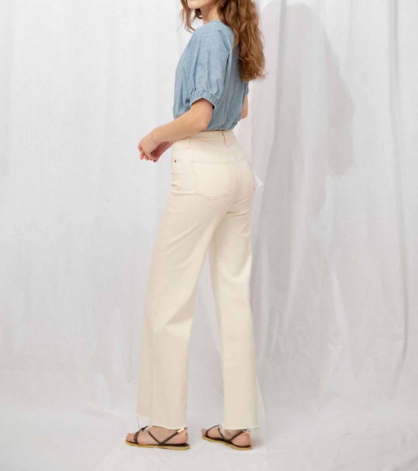 Miou Muse - Maliah Denim Top
