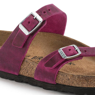 Birkenstock - Sandália feminina Mayari em couro oleado