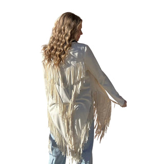 Angie - Jaqueta Western com franjas
