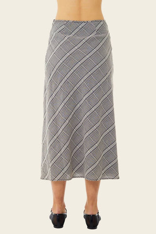 Find Me Now - Aurora Plaid Midi Skirt