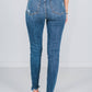Judy Blue - High Waist Skinny Shark Bite Hem Jean