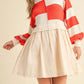 &Merci - Striped Sweater Twofer Dress