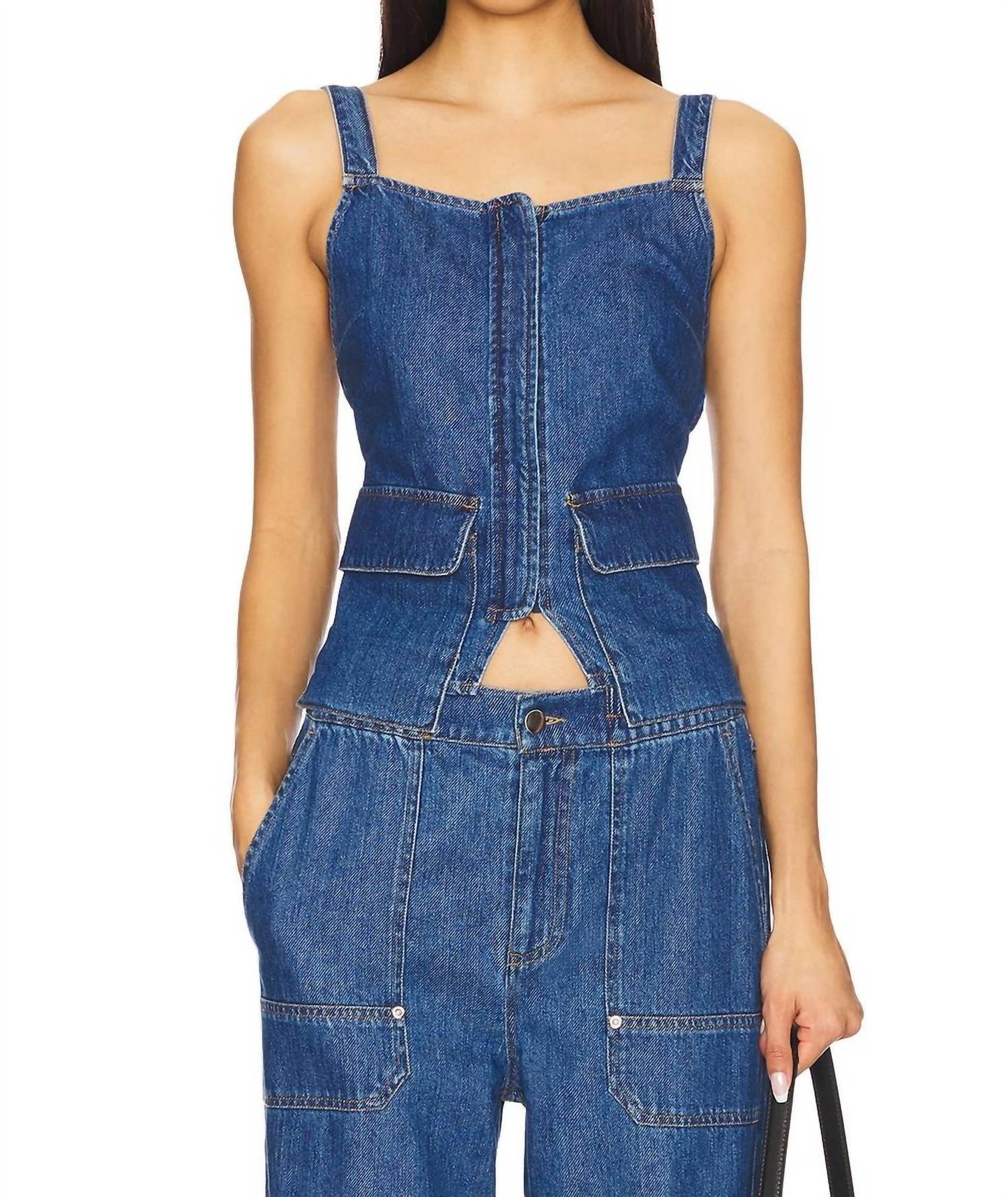 Lna - Jordyn Square Neck Top