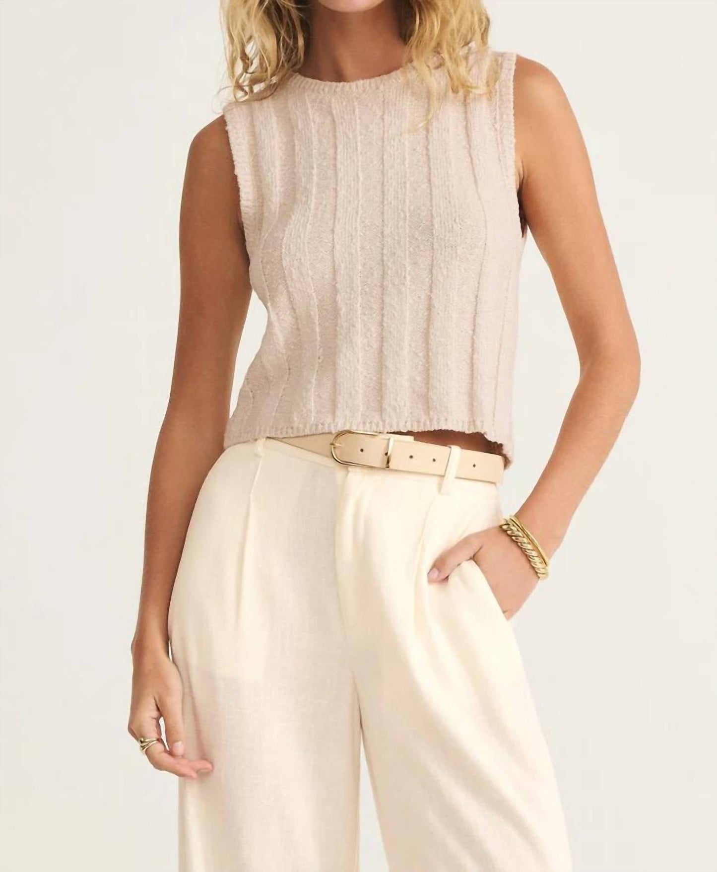 Z Supply - Calan Rib Sweater Cropped Tank