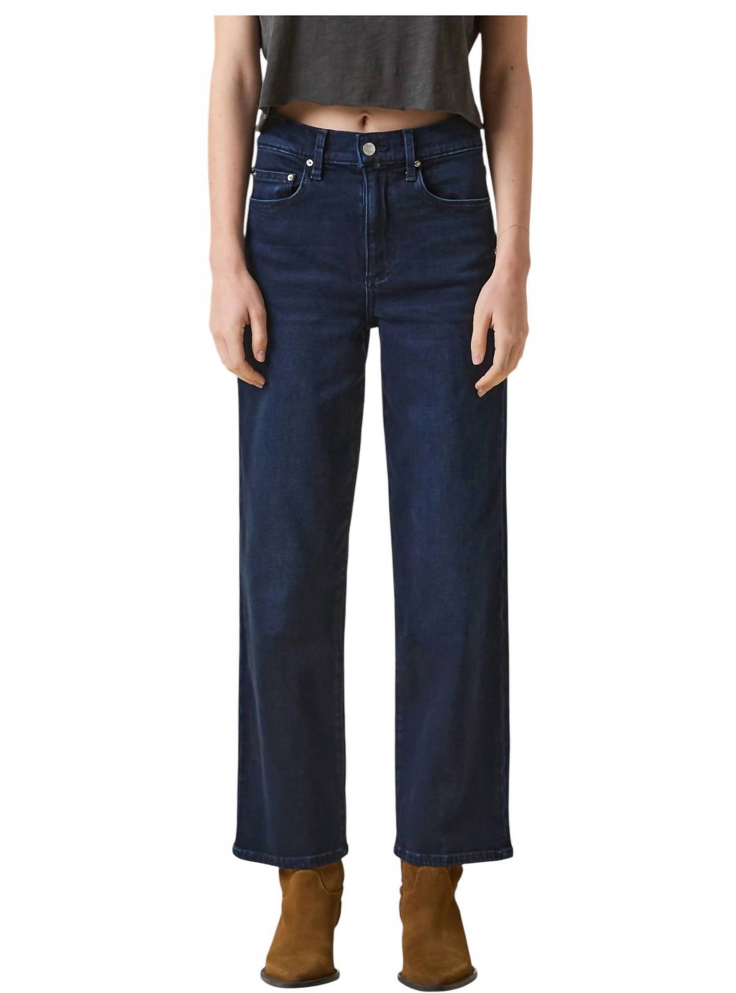 Le Jean - Nomad High Waist Crop Wide Leg Jeans