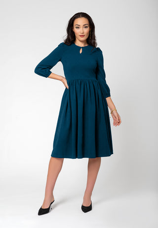 Vestido Iman Feminino Leota Azul
