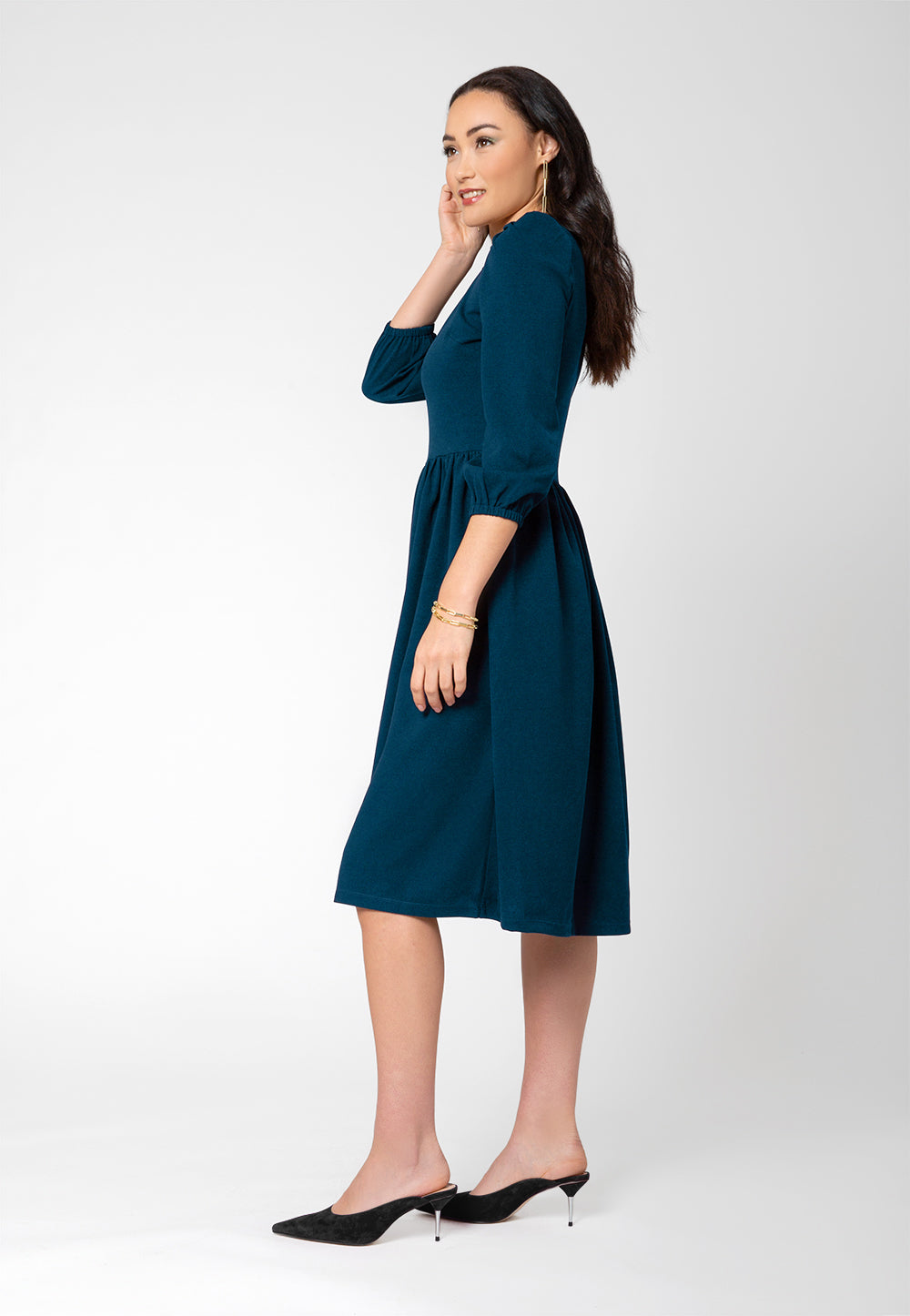 Vestido Iman Feminino Leota Azul