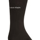 Meias Calvin Klein Giza Crew Masculinas Pretas Tamanho Regular
