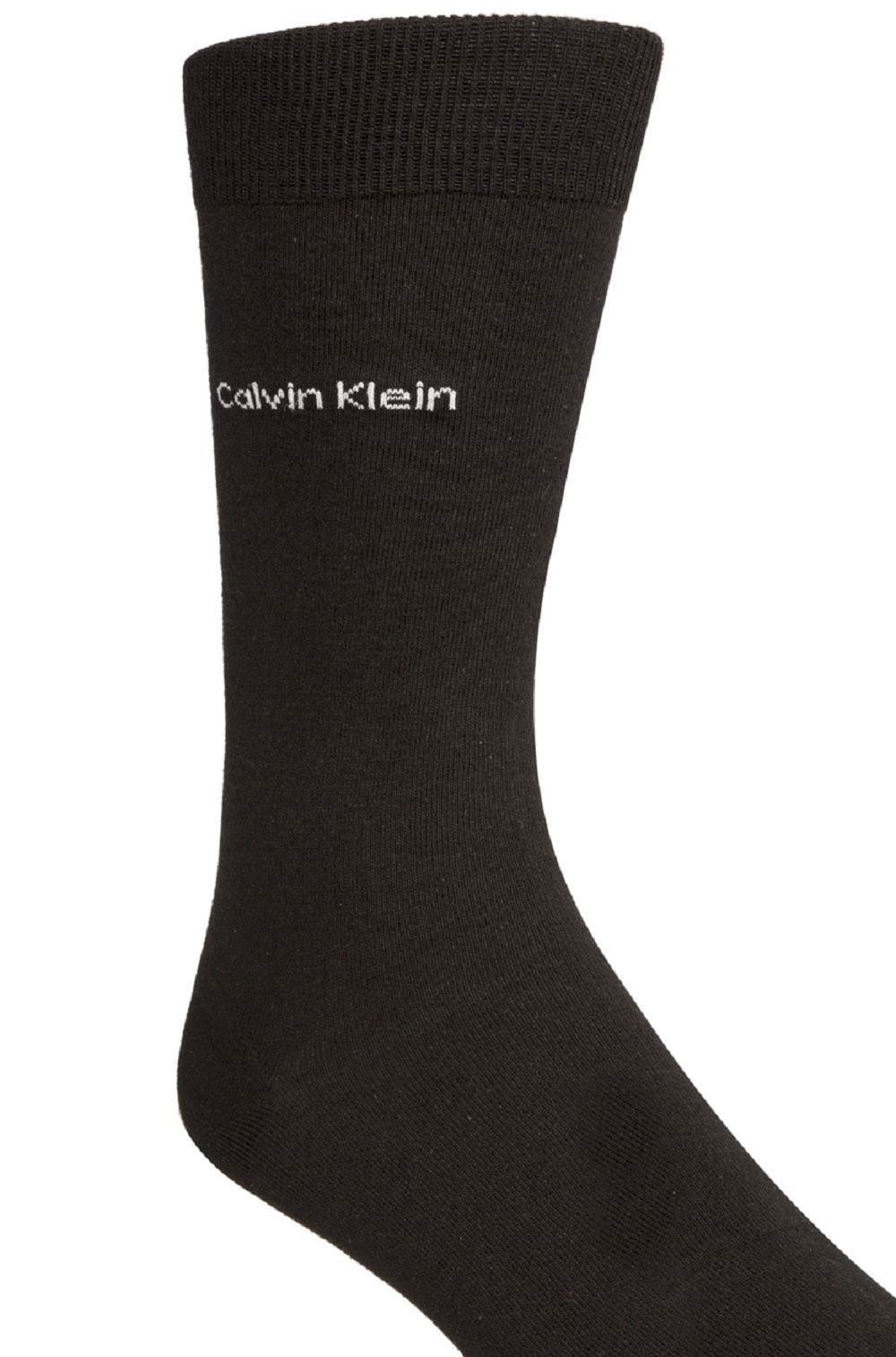 Meias Calvin Klein Giza Crew Masculinas Pretas Tamanho Regular