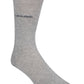 Meias Calvin Klein Giza Cotton Flat Knit Crew Masculinas Bege Tamanho 7-12