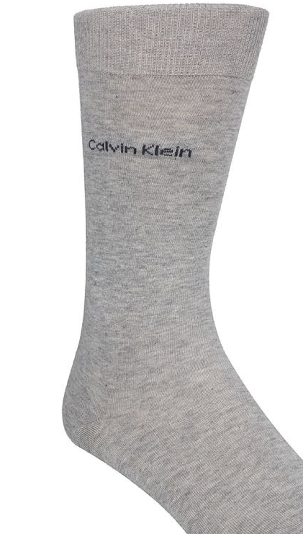 Meias Calvin Klein Giza Cotton Flat Knit Crew Masculinas Bege Tamanho 7-12