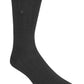 Meias masculinas caneladas Cole Haan pretas tamanho 7-12