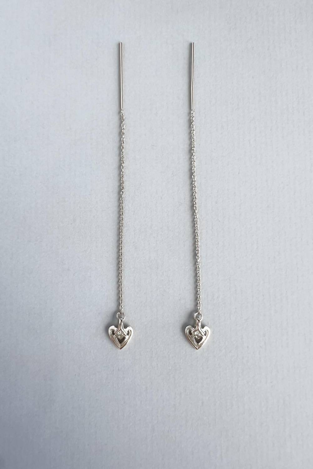 Astor & Orion - Women's Heart Threaders Earrings