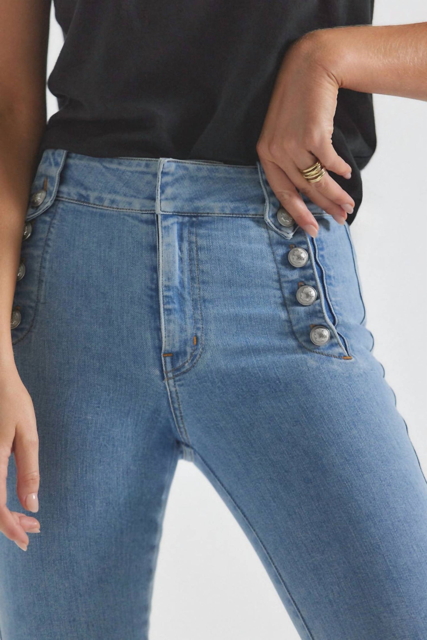 Derek Lam 10 Crosby - Robertson Flare Jeans