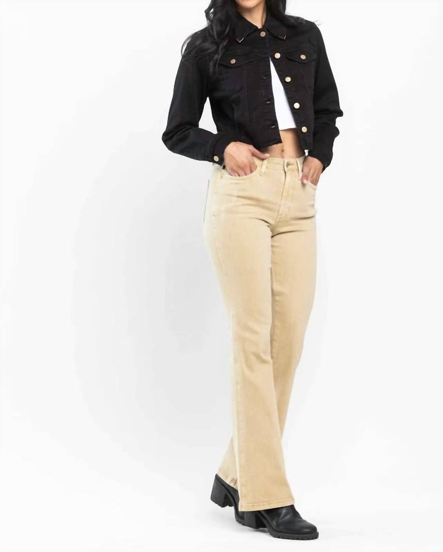 Judy Blue - Mid-rise Slim Boot Cut Jeans