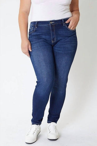 Kancan - Calça jeans super skinny de cintura média