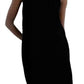 Naked Zebra - Neckline Accent Mini Shift Dress