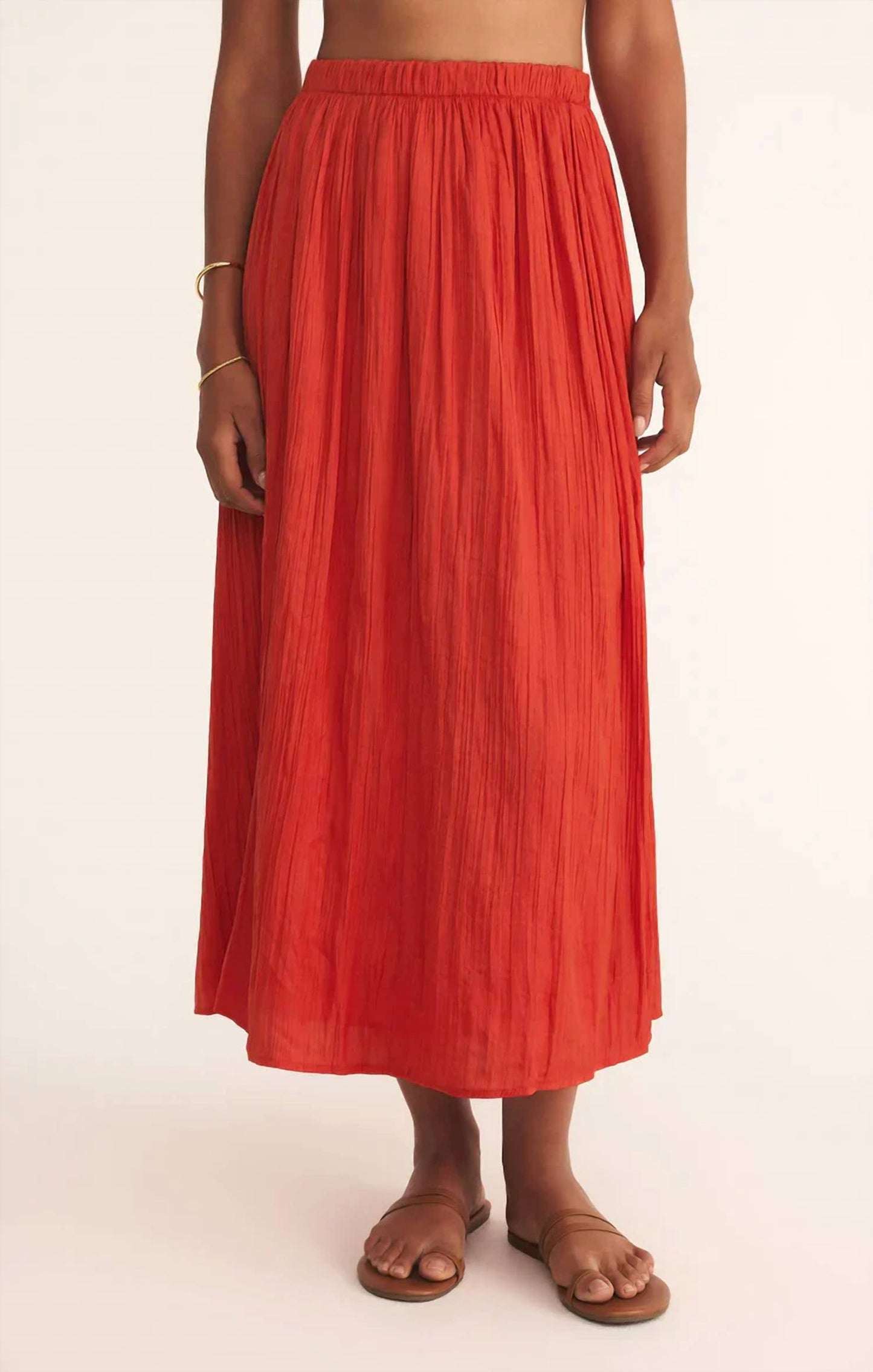 Z Supply - Nicolene Crinkle Satin Skirt