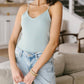 White Birch - Better Or Best Seafoam Tank Bodysuit