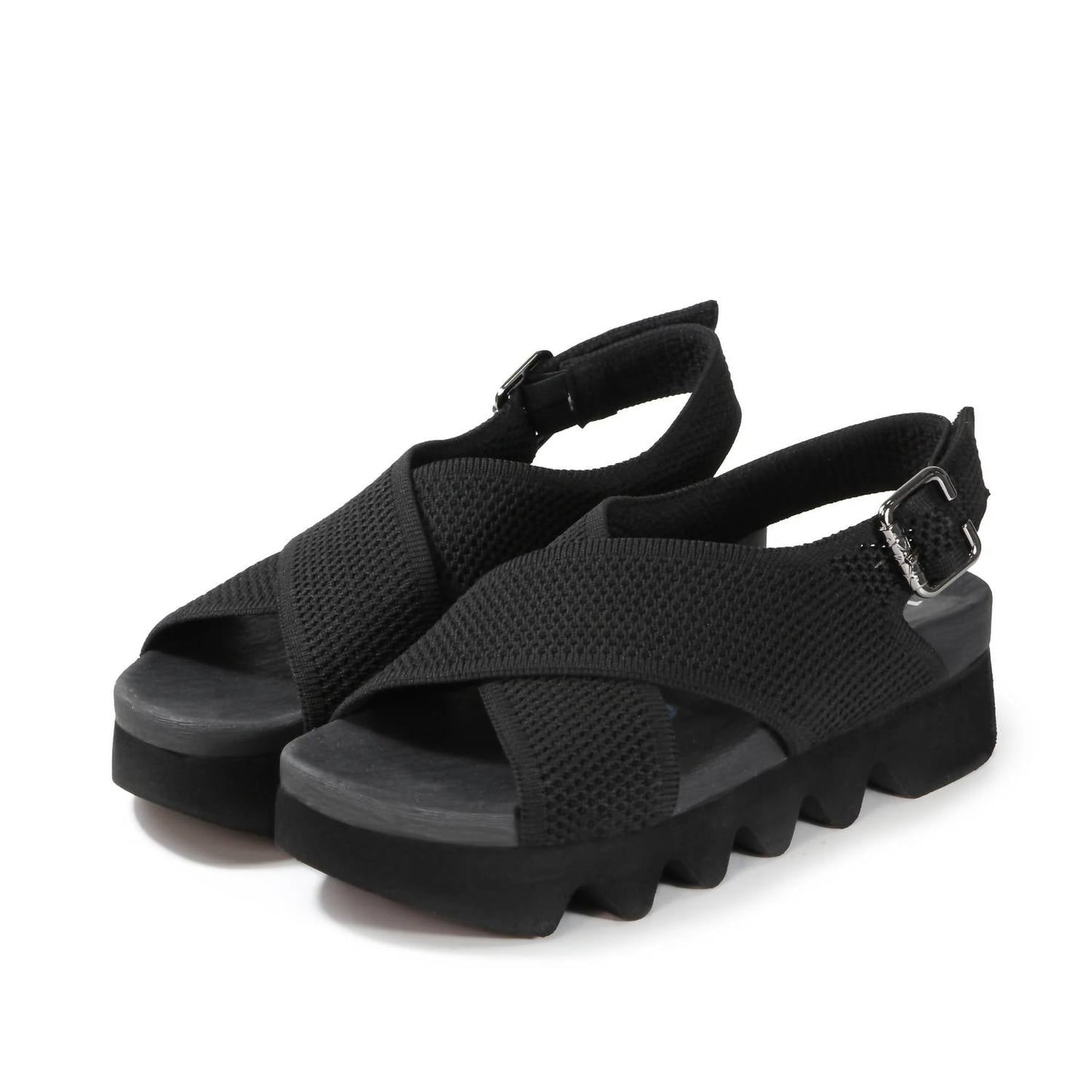 Bussola - Women's Cantara Capri Criss Cross With Zig Zag Base Sandal