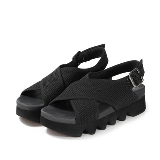 Bussola - Women's Cantara Capri Criss Cross With Zig Zag Base Sandal