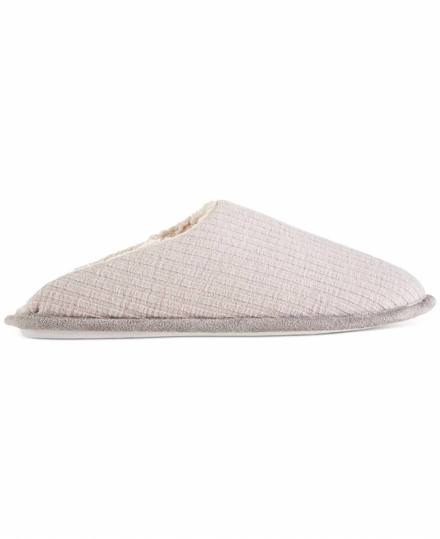Isotoner - Women's Fine Guage Rib Knit Scuff Slippers