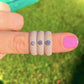 Casual Carats - Silicone Band Set With 0.035ct Diamond