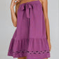 Listicle - Front-tie Mini Dress
