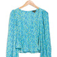 Afrm - Soni Balloon Sleeve Crop Top