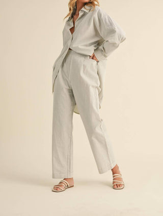 Klesis - Ali Long Oversized Shirt & Pants Set