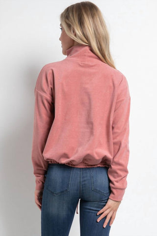 Cherish - Brushed Drawstring Waist Top