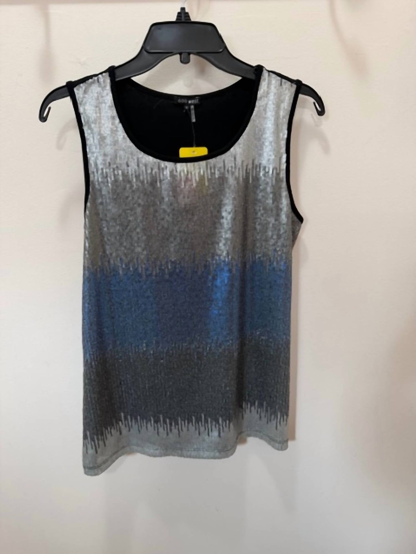 600 West - Women's Dip Dye Sequin Knit Back Tank