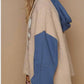 Pol - FLOWER PATTERN HOODED TOP