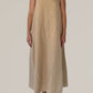 Grade & Gather - Linen Blend Strapless Column Dress