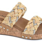 Corkys Footwear - Women's Total Knockout Raffia & Rhinestone Wedge