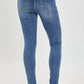 Risen - Women's Tiffany Mid Rise Non Distressed Skinny Jeans