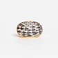 Avenue Chic - Women's Exotic Leather Dome Ring