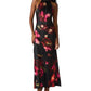 Steve Madden - Lara Satin High Neck Sleeveless Maxi Dress